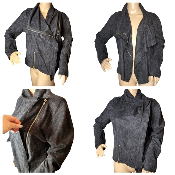 Umgee super soft suede moto jacket - Picture 1 of 13